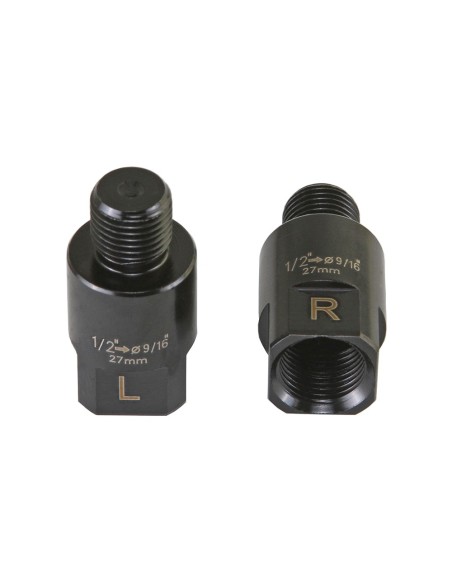 Pedals Extenders 27.5mm 1/2 to 9/16 Black.